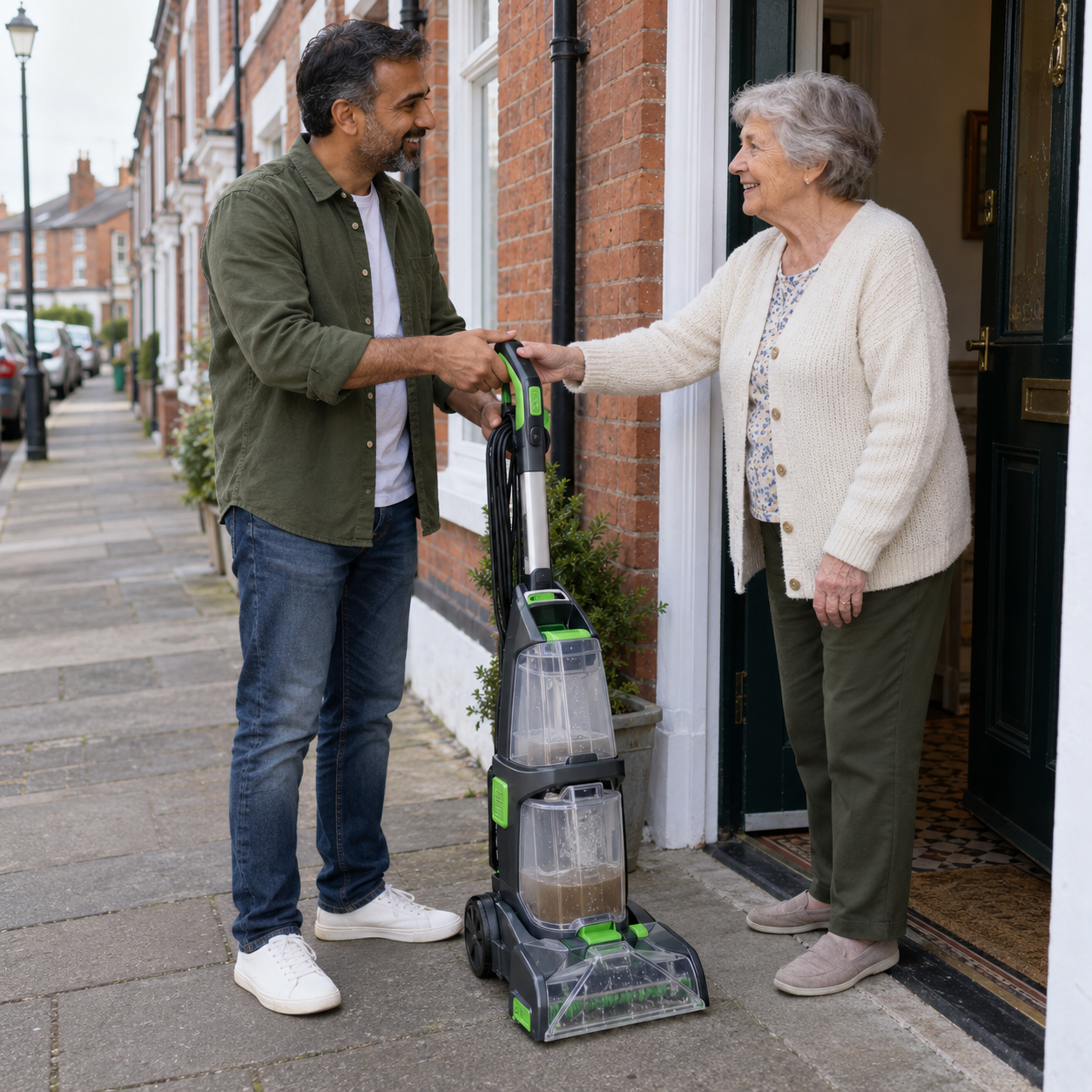 Borrowing a carpet cleaner
